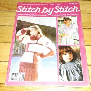 Stitch by Stitch Magazine Part 18 (Marshall Cavendish, 1981)